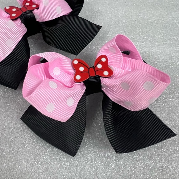 Minnie Mouse Hair Bows for Girls 2 Pc - Picture 2 of 6